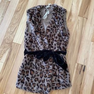 Hem & Thread Leopard Vest